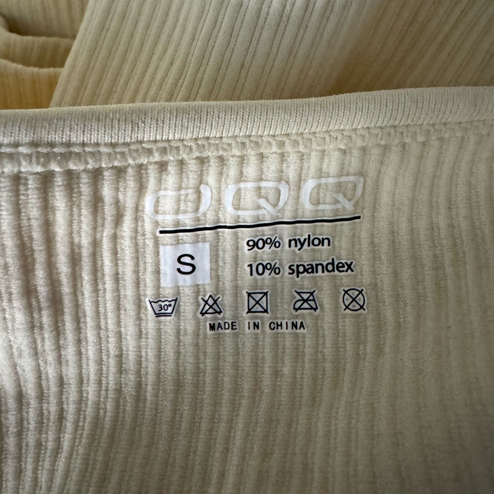 Cream Ribbed Bodysuit - Picture 5 of 5